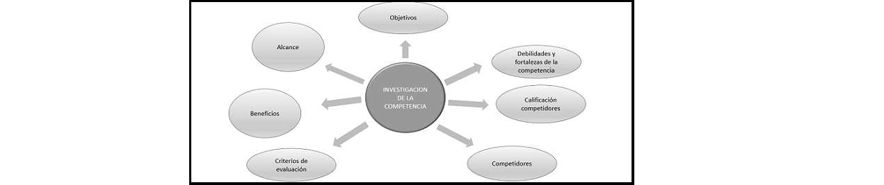 plantilla que muestra como se debe diligenciar el documento para el análisis de la competencia