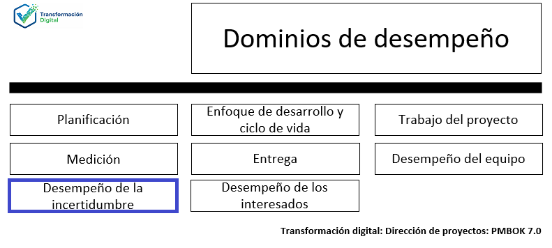El dominio de desempeño de la incertidumbre